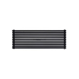 Трубчатый радиатор Betatherm горизонтальный Praktikum PH2 425x1000 (Черный Ral9005M подк. 34)